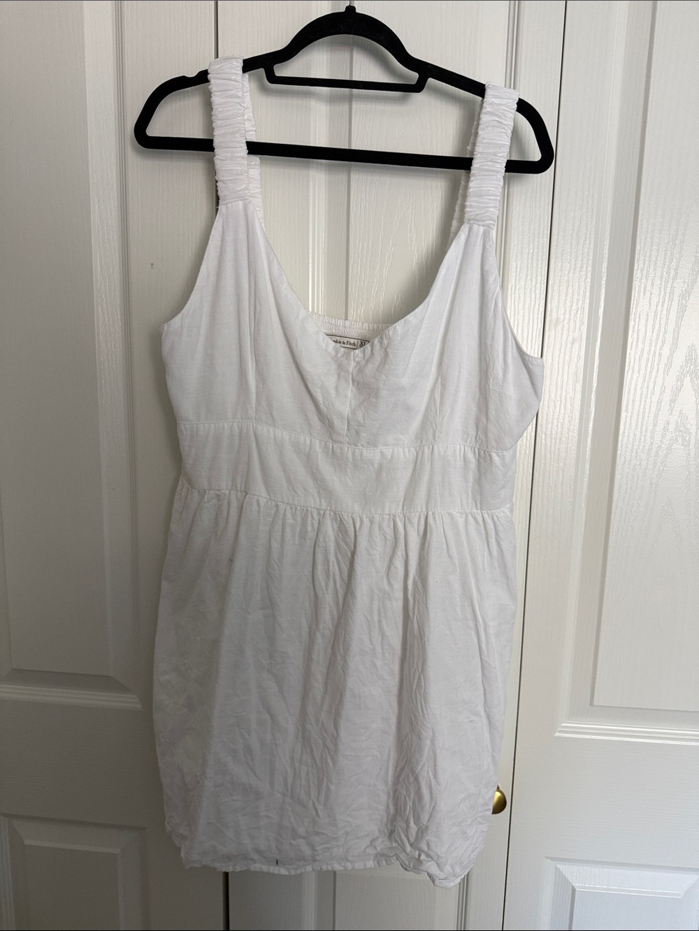 Abercrombie & Fitch White Mini Sundress